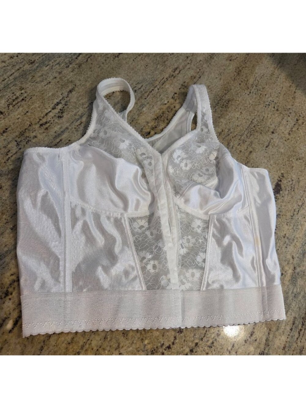 Exquisite 7565 Form Fully FRONT CLOSURE Original Longline Posture Bra Size 40B